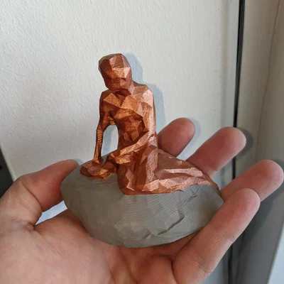 Low Poly “Nàng Tiên Cá” (Little Mermaid)