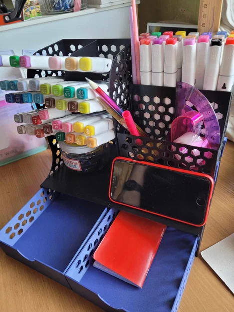 Khay cắm bút, đồ tổ chức bàn làm việc - Image 2