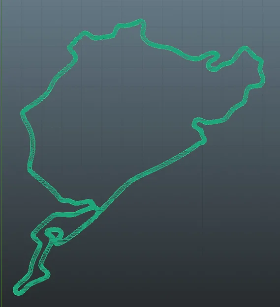 Mô hình đường đua Nürburgring (Nordschleife) in 3D đẹp mắt - Image 1