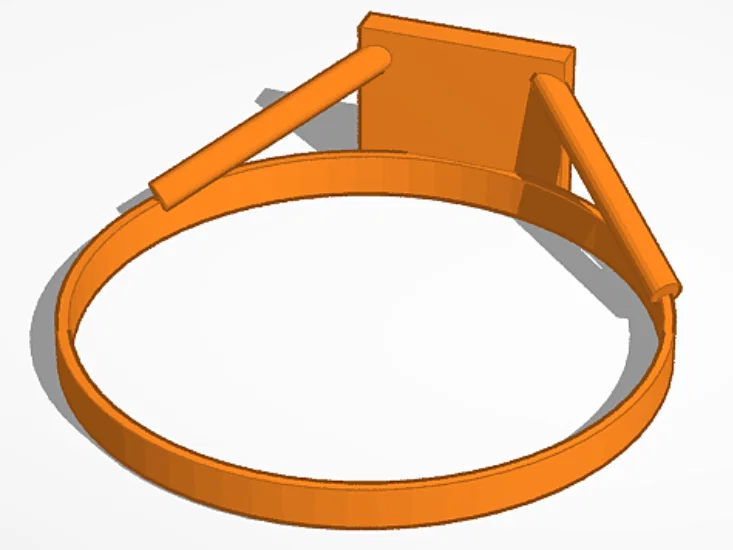 Mô hình vành rổ bóng rổ (Basketball hoop) in 3D chất lượng cao - Image 1