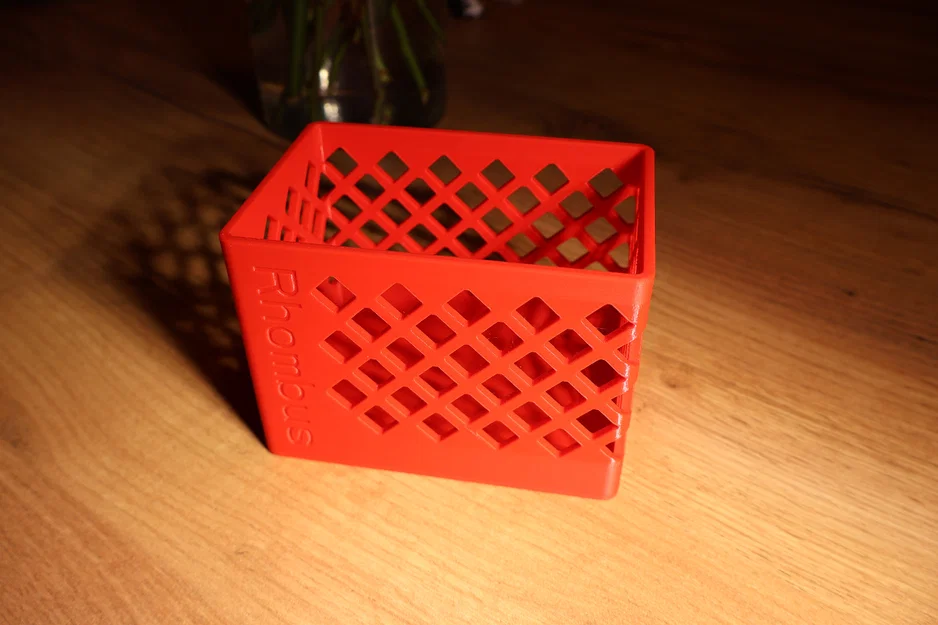 Hộp đựng đồ đa năng in 3D họa tiết tổ ong và hình thoi độc đáo - Image 2