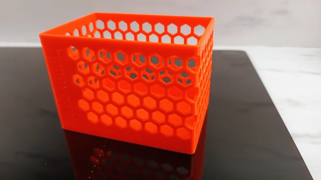 Hộp đựng đồ đa năng in 3D họa tiết tổ ong và hình thoi độc đáo - Image 3