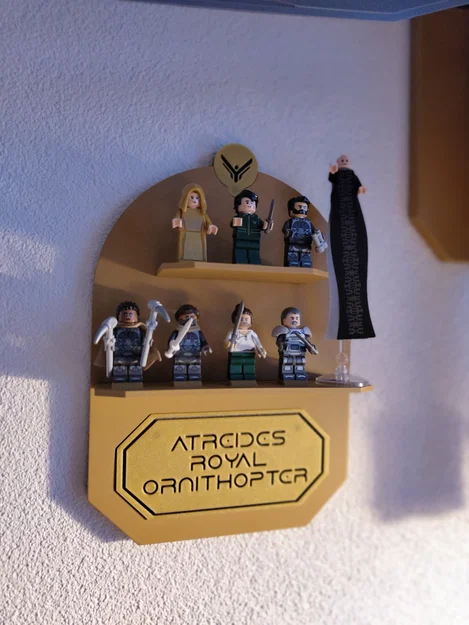 Giá Treo Tường Lego Ornithopter kèm Bảng Trưng Minifigure - Image 2