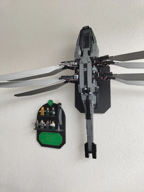 Giá Treo Tường Lego Ornithopter kèm Bảng Trưng Minifigure - Image 3