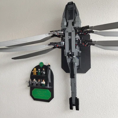 Giá Treo Tường Lego Ornithopter kèm Bảng Trưng Minifigure