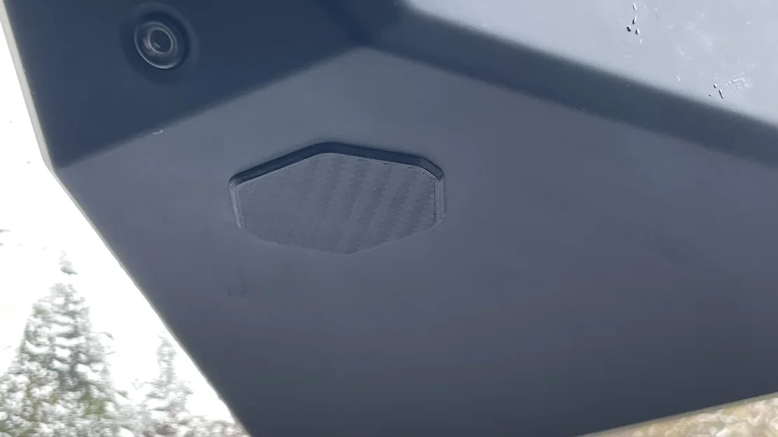 Nắp che gương chiếu hậu CyberTruck (rear-view mirror cap) - Image 1