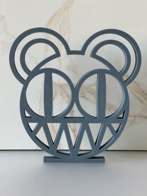 Trang trí logo gấu Radiohead dạng đứng (free-standing) - Image 1