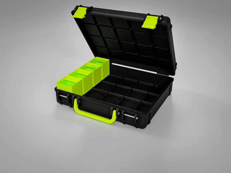 Hộp rugged Gridfinity 4x5 – bản RatRig edition - Image 2