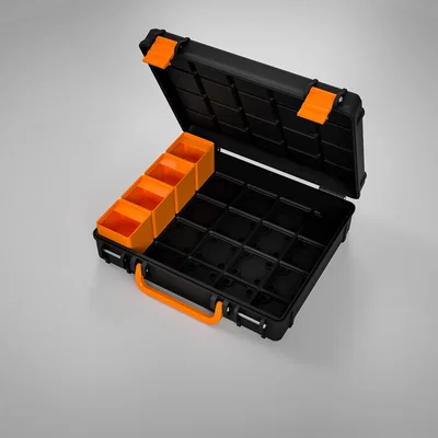 Hộp rugged Gridfinity 4x5 – bản Prusa