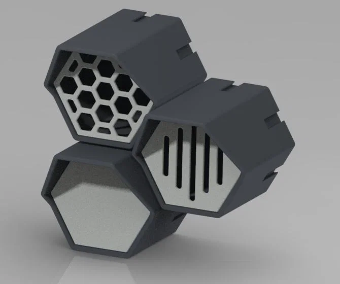 Mô hình khách sạn côn trùng Modular Insect Hotel in 3D - Image 1