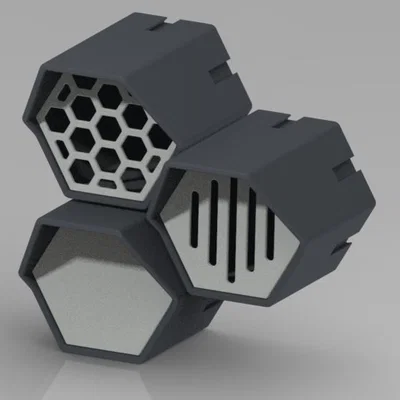 Mô hình khách sạn côn trùng Modular Insect Hotel in 3D