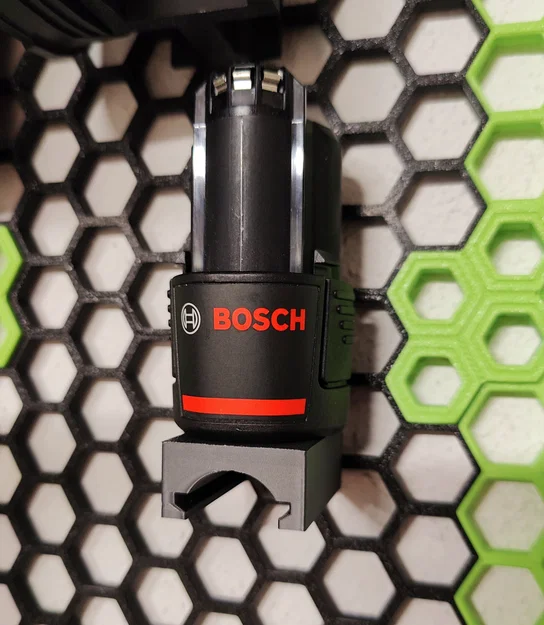 HSW Bosch 12V Akku Halter (Giá đỡ pin Bosch 12V cho Honeycomb Storage Wall) - Image 2