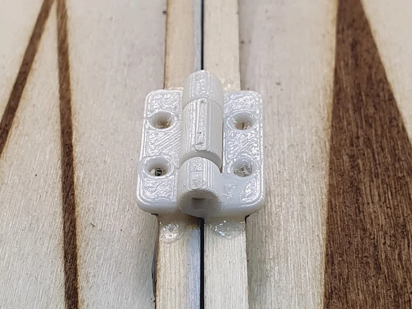 Bản lề 3D nhỏ gọn tự in với sợi PLA - Image 1