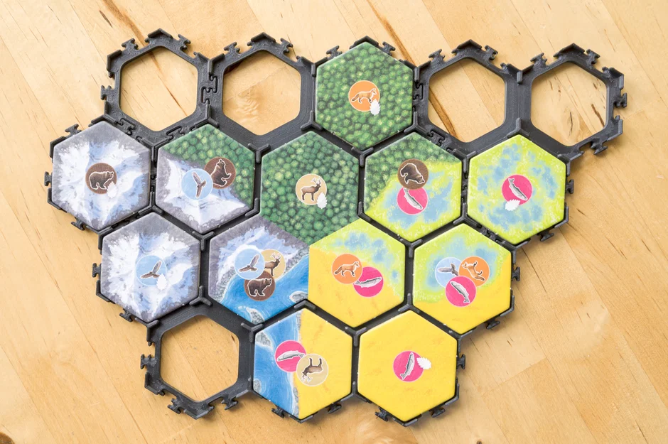 Cascadia Tile Grid – Khung/giá giữ tile cho board game CASCADIA - Image 2