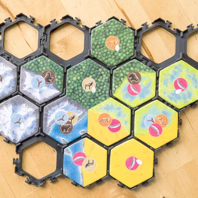 Cascadia Tile Grid – Khung/giá giữ tile cho board game CASCADIA