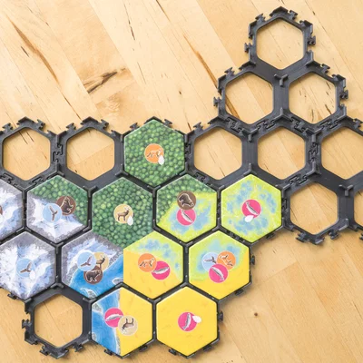 Cascadia Tile Grid – Khung/giá giữ tile cho board game CASCADIA