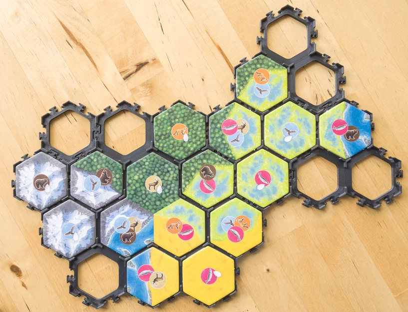 Cascadia Tile Grid – Khung/giá giữ tile cho board game CASCADIA - Image 8