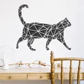 Tranh treo tường mèo hình học (Geometric Cat wall art) - Thumbnail 1