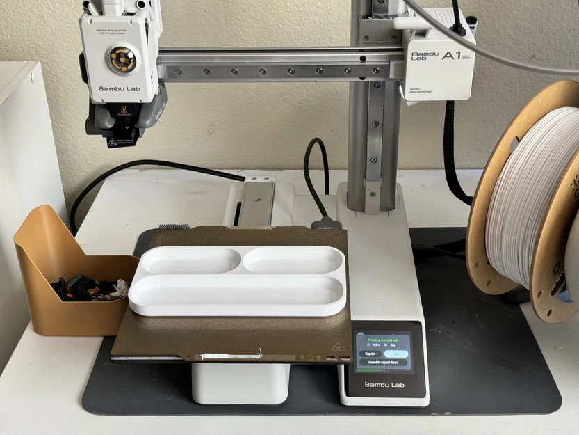 Khay đựng linh kiện 3 ngăn in 3D gọn gàng tiện lợi - Image 2