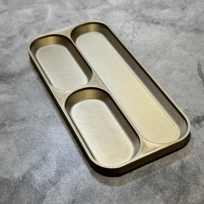 Khay đựng linh kiện 3 ngăn in 3D gọn gàng tiện lợi