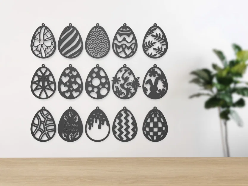 Bộ sưu tập Ornament Trứng Phục Sinh treo trang trí (Easter Egg Ornaments Collection) - Image 1