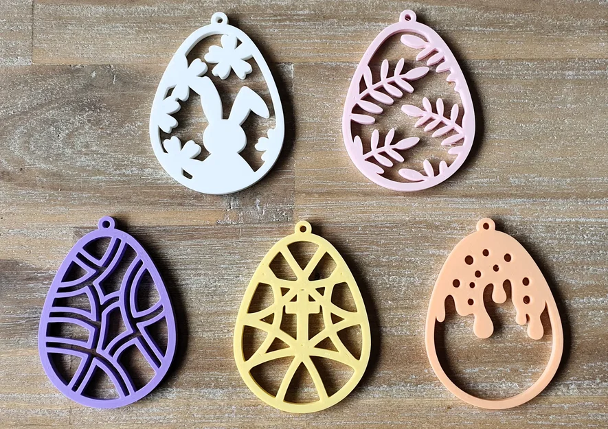 Bộ sưu tập Ornament Trứng Phục Sinh treo trang trí (Easter Egg Ornaments Collection) - Image 3