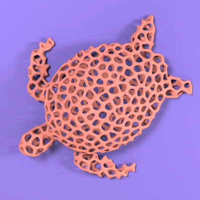 Rùa biển Voronoi – Hang trú ẩn cho cá nhỏ
