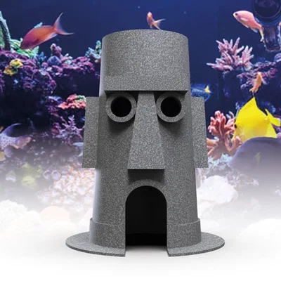 Nhà Squidward trang trí bể cá/aquarium (fish tank)