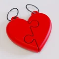 Móc khóa trái tim ghép đôi cho cặp đôi - Tự in 3D ý nghĩa - Thumbnail 1