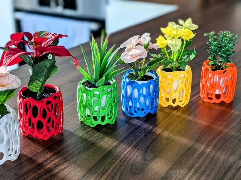 Chậu trồng cây Voronoi (Voronoi planter) - Image 2