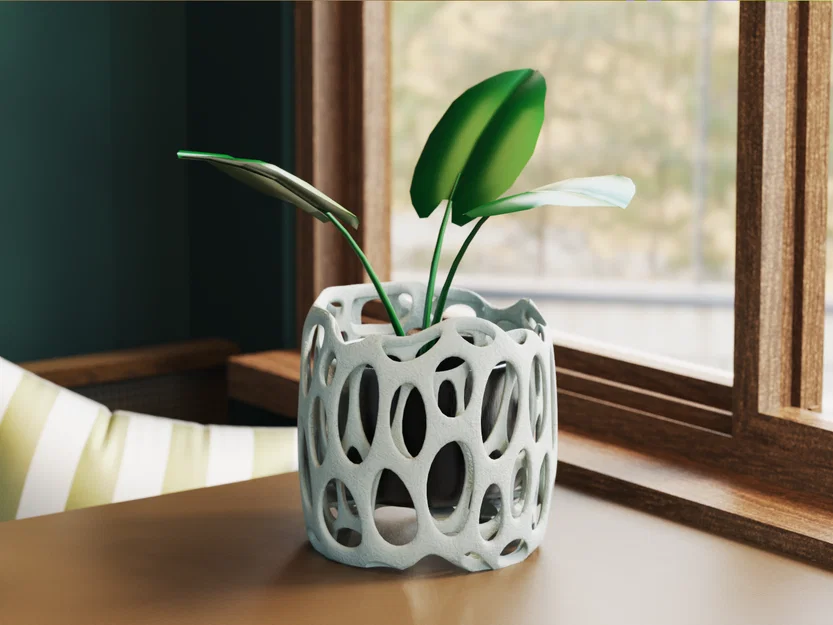 Chậu trồng cây Voronoi (Voronoi planter) - Image 7