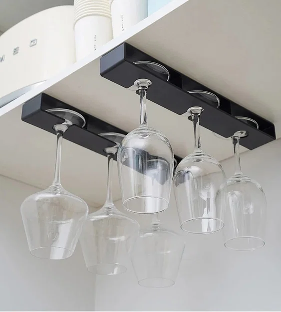Giá Treo Ly Rượu Vang Dưới Kệ (Hanging Wine Glass Holder) - Image 1