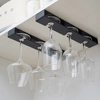 Giá Treo Ly Rượu Vang Dưới Kệ (Hanging Wine Glass Holder)