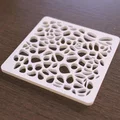 Miếng lót ly Voronoi Beverage Coaster - Thiết kế 3D hiện đại - Thumbnail 1