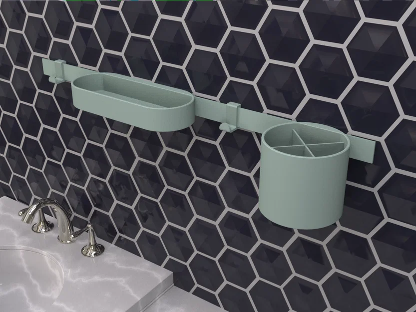 Kệ Tổ Chức Phòng Tắm Modular Gắn Tường - Image 1