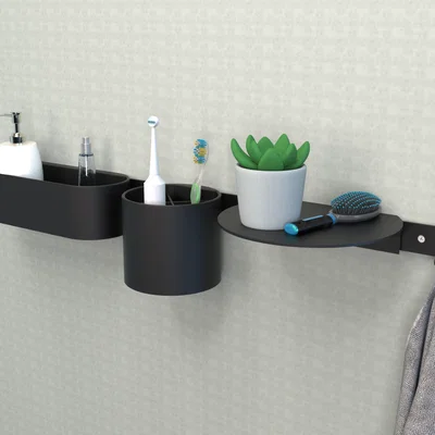 Kệ Tổ Chức Phòng Tắm Modular Gắn Tường
