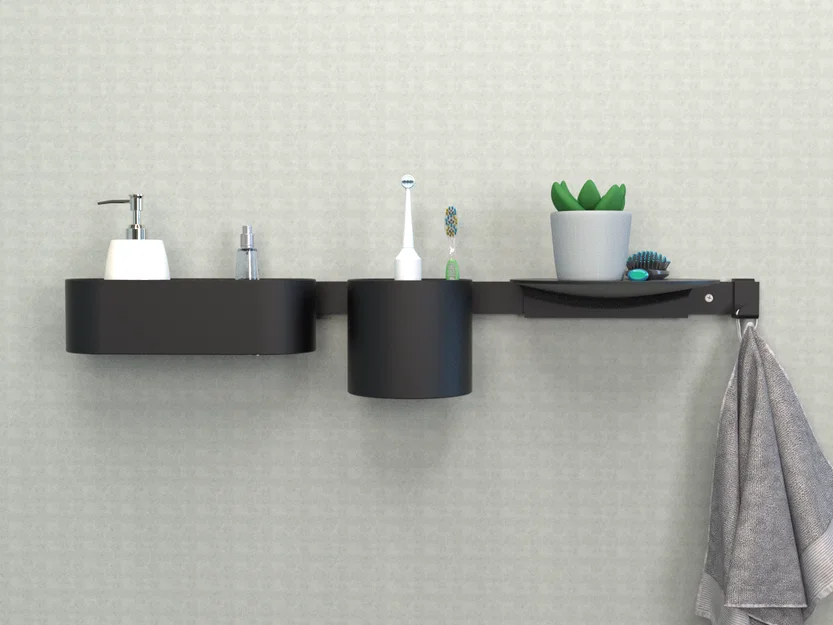 Kệ Tổ Chức Phòng Tắm Modular Gắn Tường - Image 3