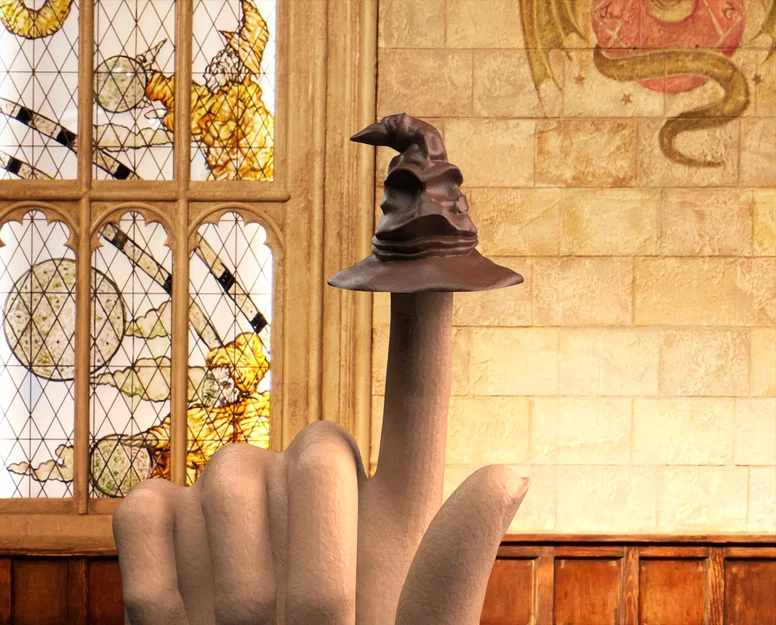 Mô hình Mũ Phân Loại (Sorting Hat) đeo ngón tay - Harry Potter - Image 2