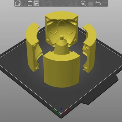 Khuôn in 3D chậu cây Oddish Pokemon cực xinh xắn