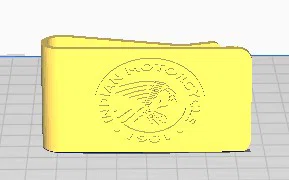 Kẹp tiền xe mô tô Indian (Indian motorcycle money clip) - Image 3