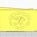 Kẹp tiền xe mô tô Indian (Indian motorcycle money clip) - Thumbnail 3