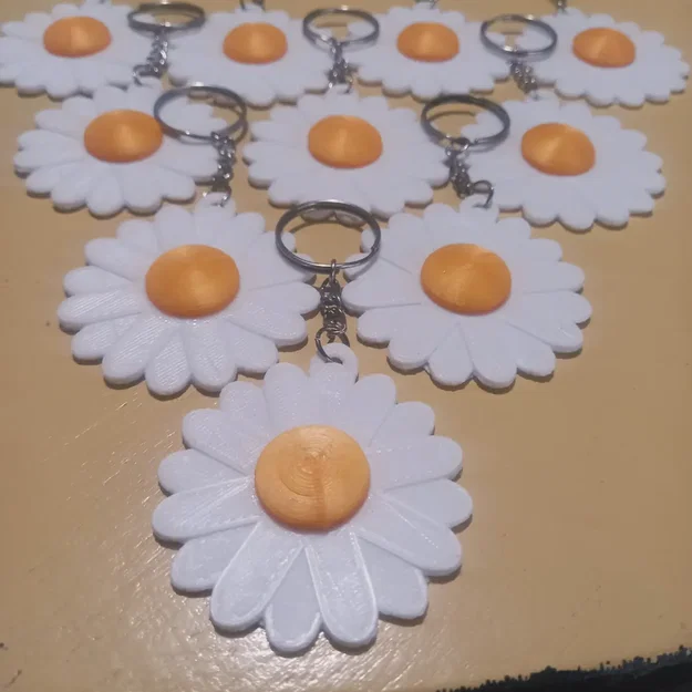 Llavero margarita (Móc khóa hoa cúc) - Image 5