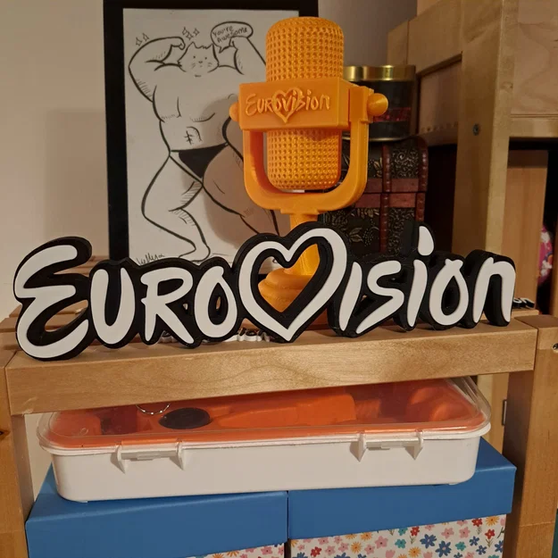 Mô hình trang trí Eurovision in 3D cực đẹp và dễ làm - Image 1