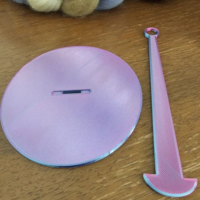 Yarn Caddy/Minder với rãnh lõm (Indented Slot)