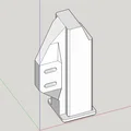 LowRider 3 CNC: Table extenders dùng metal struts + hỗ trợ endstop/tensioner v1.1 - Thumbnail 3