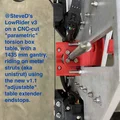LowRider 3 CNC: Table extenders dùng metal struts + hỗ trợ endstop/tensioner v1.1 - Thumbnail 5