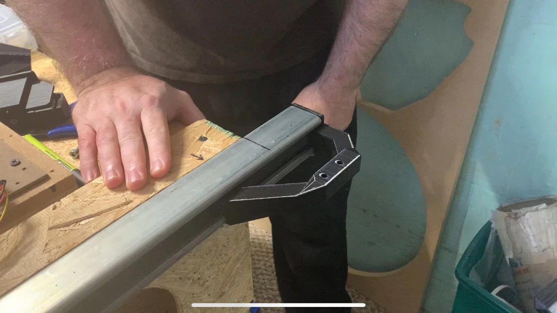 LowRider 3 CNC: Table extenders dùng metal struts + hỗ trợ endstop/tensioner v1.1 - Image 9