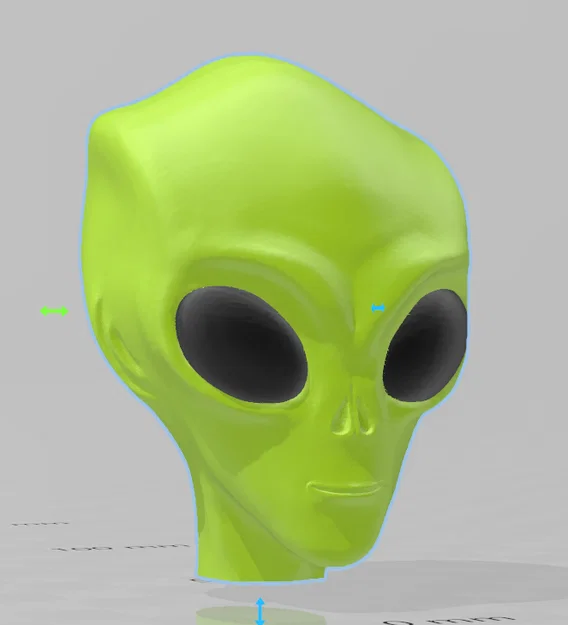 Đầu Alien Cổ Điển (Classic Alien Head) - Image 1
