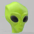 Đầu Alien Cổ Điển (Classic Alien Head) - Thumbnail 1