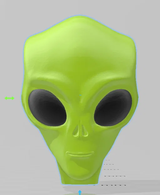 Đầu Alien Cổ Điển (Classic Alien Head) - Image 3